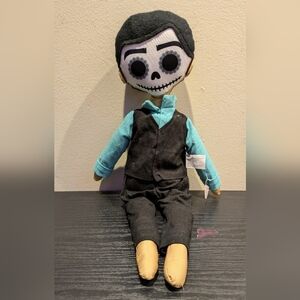 Debi Lilly Skeleton Plush Toy with Black and Blue Outfit 20 Inches Tall